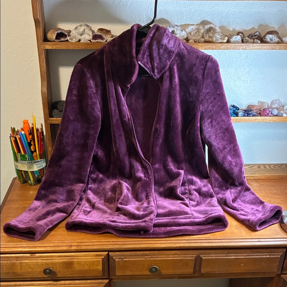 Heat keep Jacket in Rich Purple